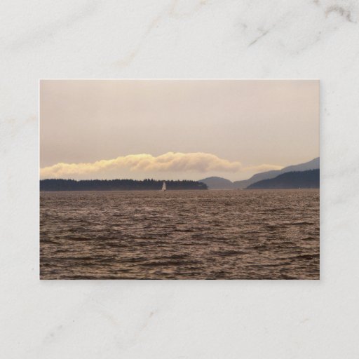 Customizable San Juan Islands Sail Business Card Templates