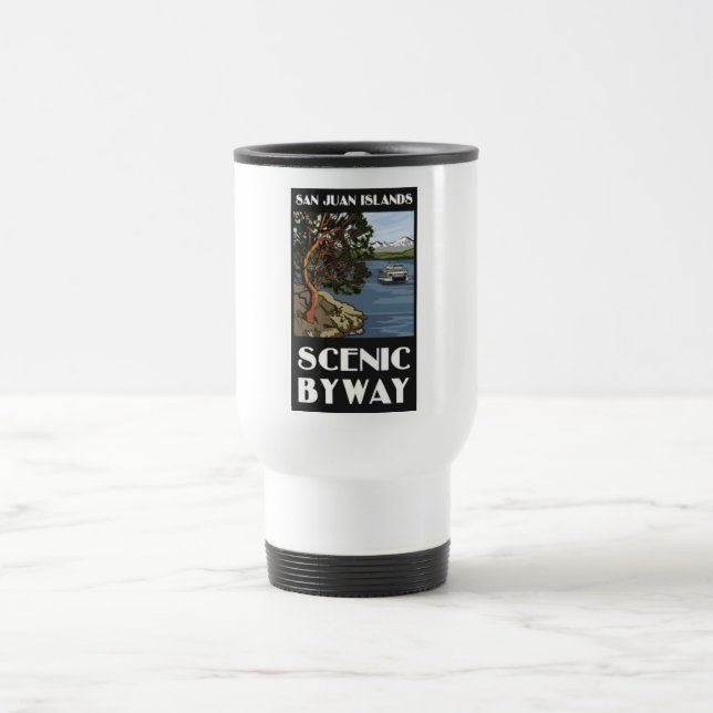 San Juan Islands Scenic Byway Travel Mug (Center)