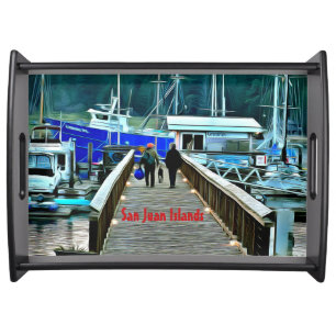 San Juan Islands Serving Tray