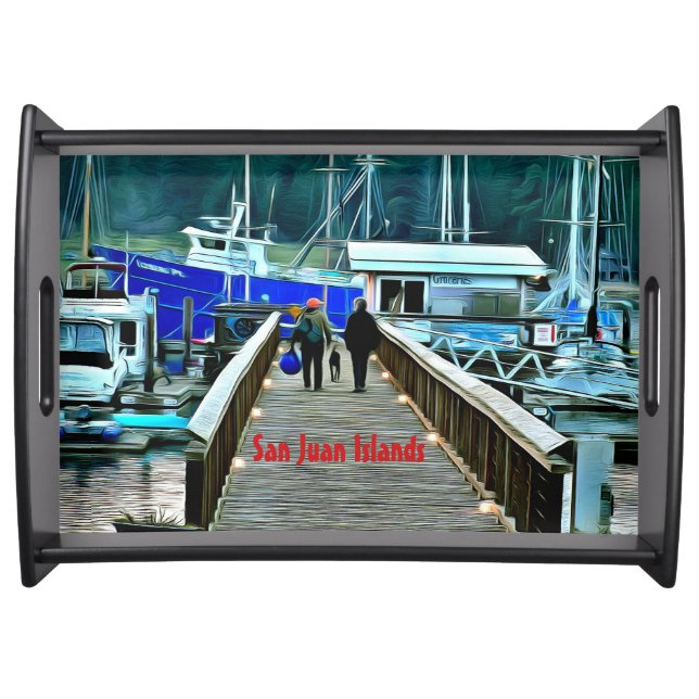 San Juan Islands Serving Tray (Front)