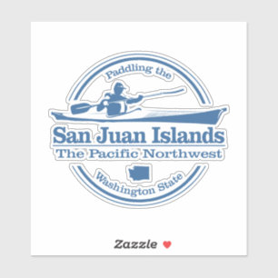 San Juan Islands (SK) Sticker