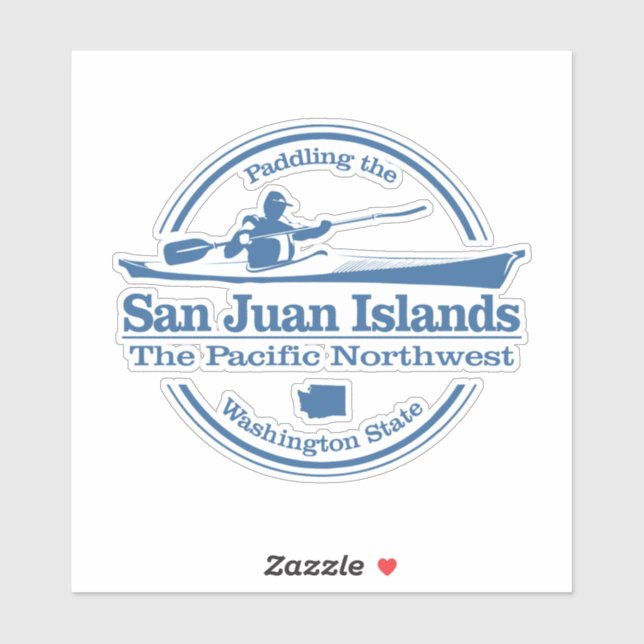 San Juan Islands (SK) Sticker (Sheet)