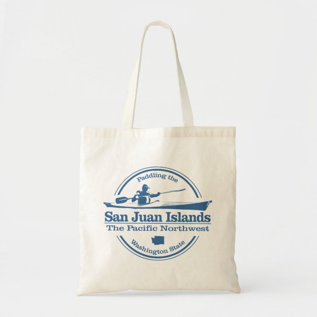 San Juan Islands (SK) Tote Bag (Front)