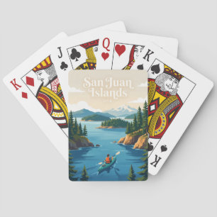 San Juan Islands USA Poker Cards