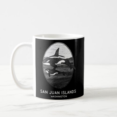 San Juan Islands Washington Orca Whale Coffee Mug