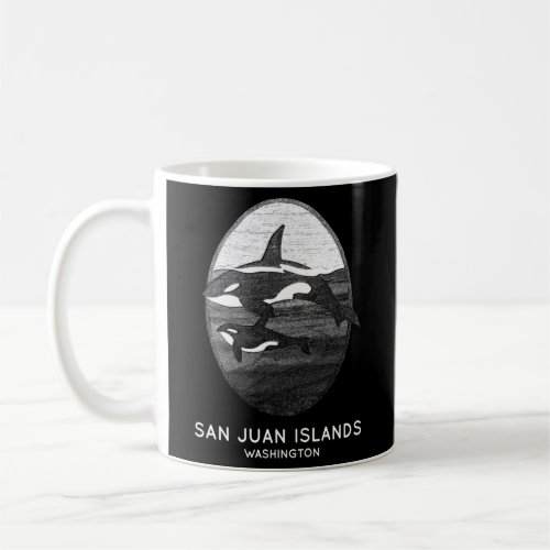 San Juan Islands Washington Orca Whale Coffee Mug