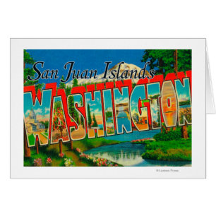 San Juan Islands, WashingtonLarge Letter Cards