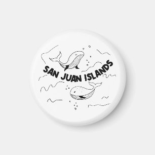 San Juan Islands Whales Magnet