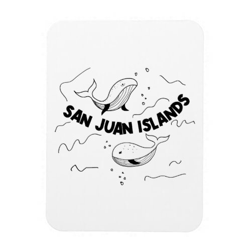 San Juan Islands Whales Magnet