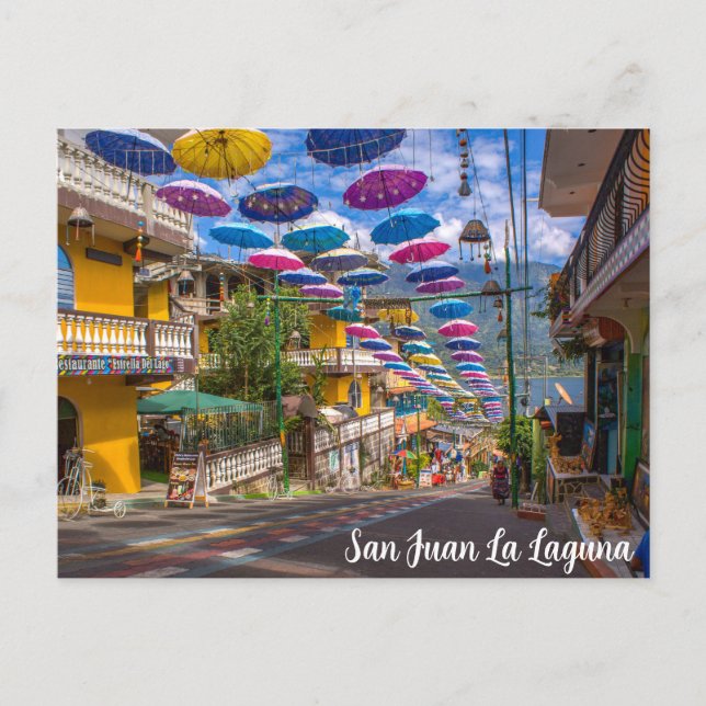San Juan La Laguna, Guatemala, Art Street Postcard (Front)