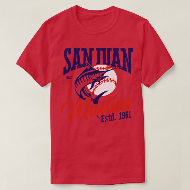 San Juan Marlins T-Shirt (Design Front)