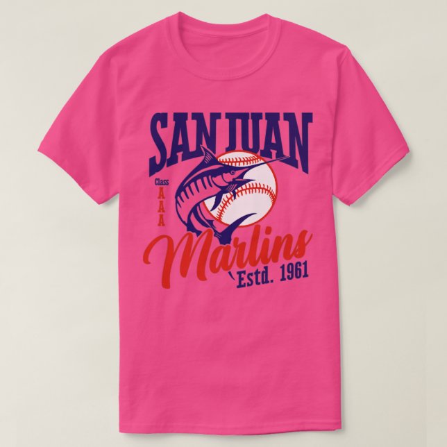 San Juan Marlins T-Shirt (Design Front)