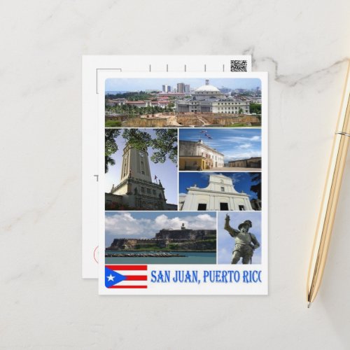 San Juan _ Mosaic _ Puerto Rico _ Postcard
