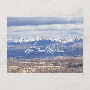 San Juan Mountains Co. Postcard