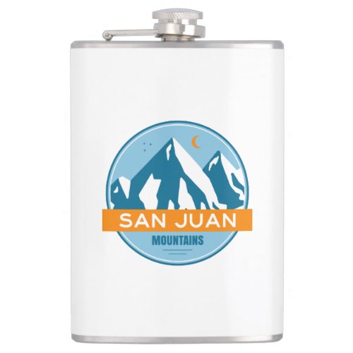 San Juan Mountains Colorado New Mexico Flask