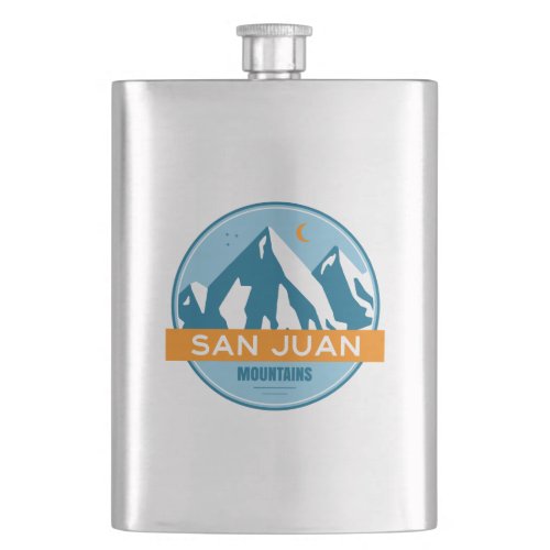 San Juan Mountains Colorado New Mexico Flask
