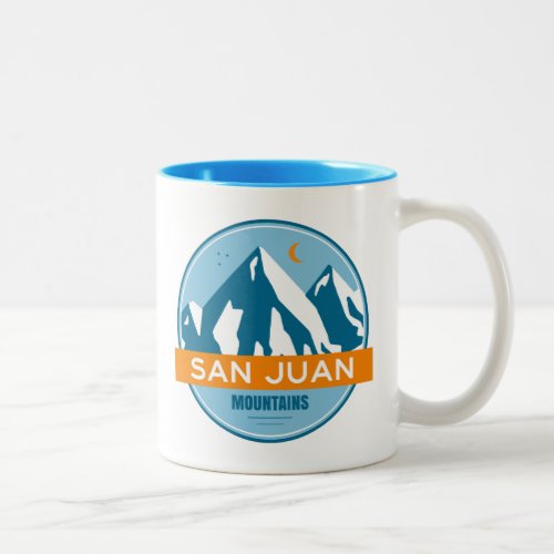 San Juan Mountains Colorado New Mexico Two_Tone Coffee Mug