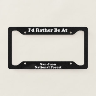 San Juan National Forest - LPF License Plate Frame