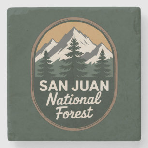 San Juan National Forest Stone Coaster