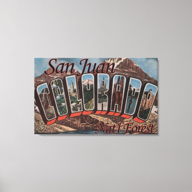 San Juan Nat'l Forest, Colorado Canvas Print (Front)