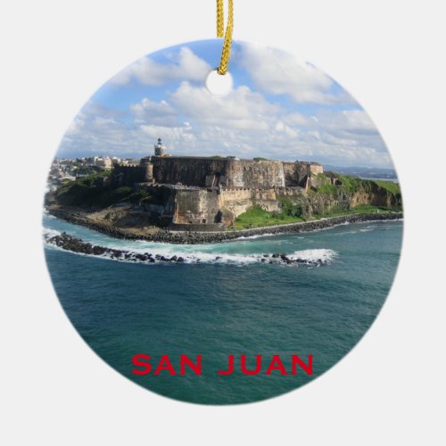 San Juan Puerto Rico Christmas Ornament