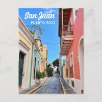 San Juan Puerto Rico Island Colorful Travel Photo