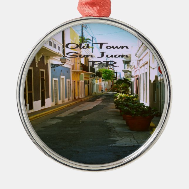 San Juan Puerto Rico Metal Ornament (Front)