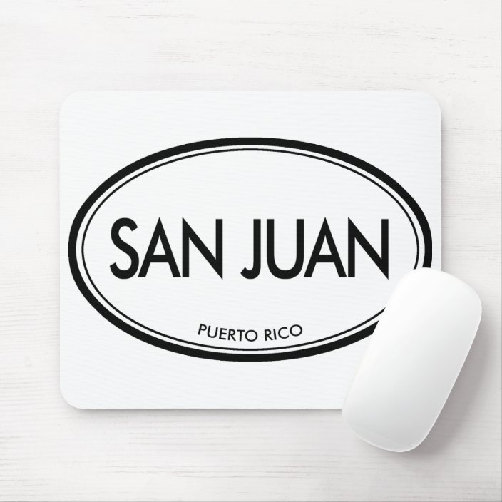San Juan, Puerto Rico Mouse Pad