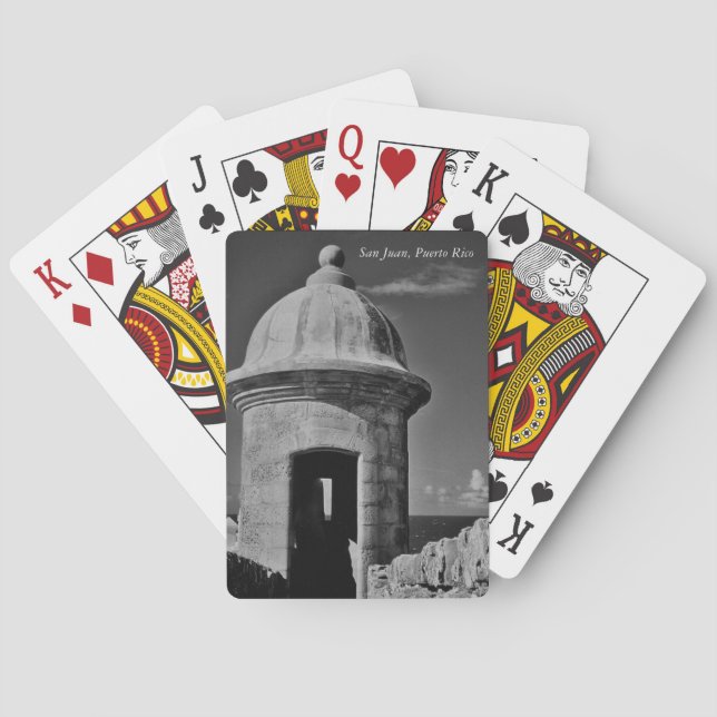 San Juan, Puerto Rico Poker Cards (Back)