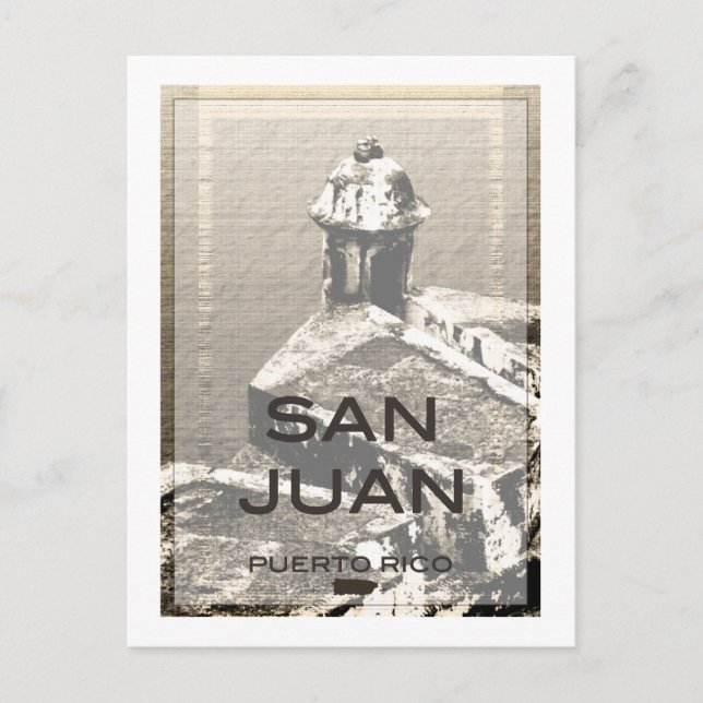 San Juan Puerto Rico Postcard (Front)