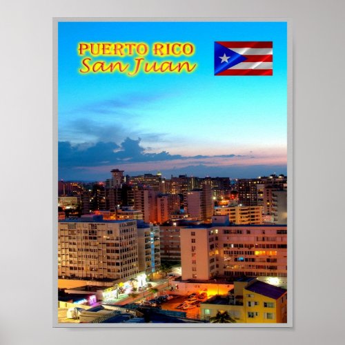 San Juan _ Puerto Rico _ Poster