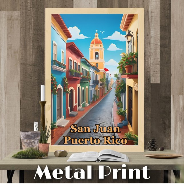 San Juan Puerto Rico Travel Metal Print (Creator Uploaded)
