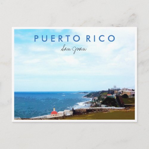 San Juan Puerto Rico Travel Photo Souvenir Postcard