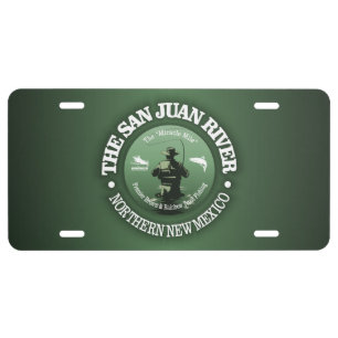 San Juan River (Fly Fishing) License Plate