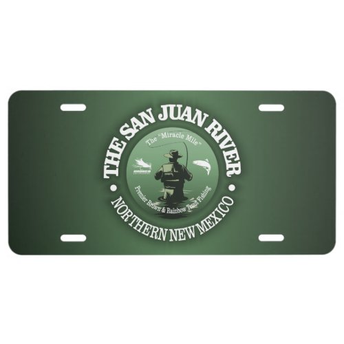 San Juan River Fly Fishing License Plate