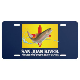 San Juan River (Premier Trout Waters) License Plate
