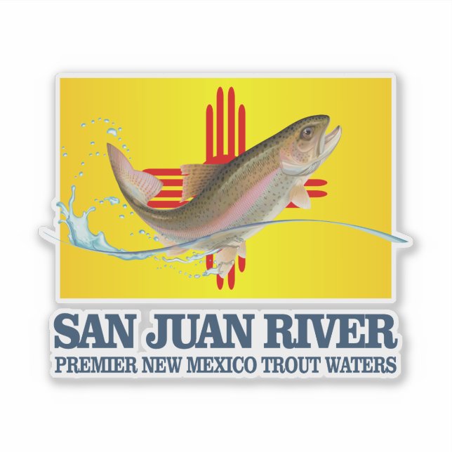 San Juan River (PTW) Sticker (Front)