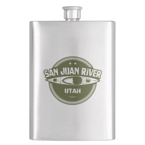 San Juan River Utah Flask
