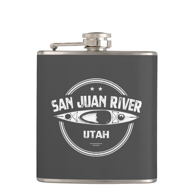 San Juan River, Utah Flask (Front)