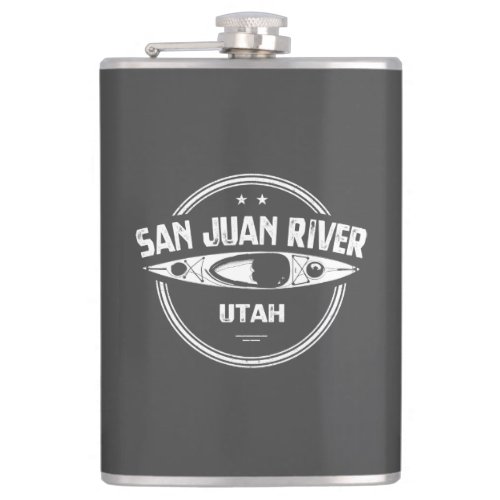 San Juan River Utah Flask