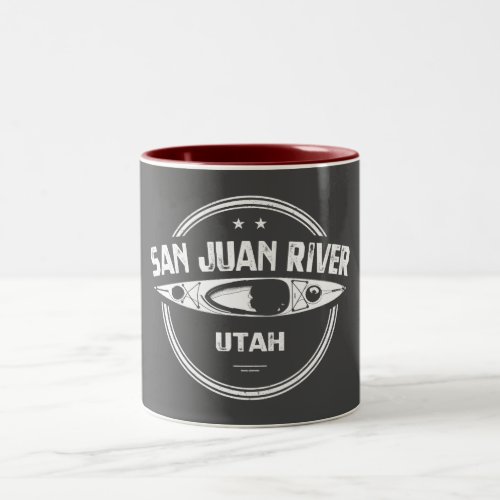 San Juan River Utah Two_Tone Coffee Mug