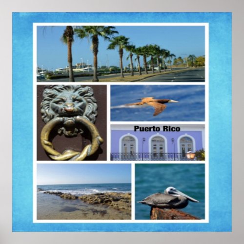 San Juan Scenic Photo Collage Poster