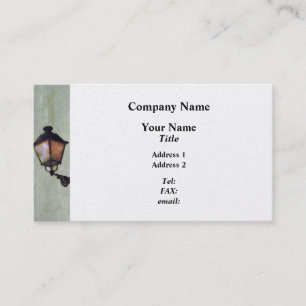 San Juan Street Lamp Business Card