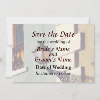 San Juan Street Lamp Save the Date