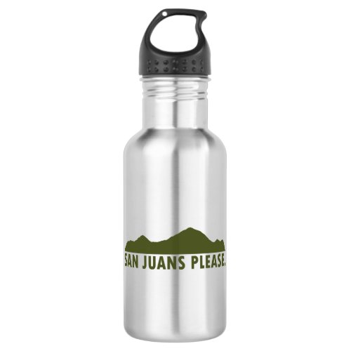 San Juans Please Stainless Steel Water Bottle