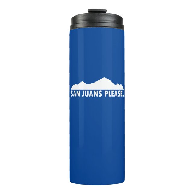 San Juans Please Thermal Tumbler (Front)