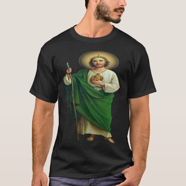San Judas Tadeo Saint Jude Thaddeus T-Shirt (Front)