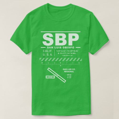 San Luis County Regional Airport SBP T_Shirt