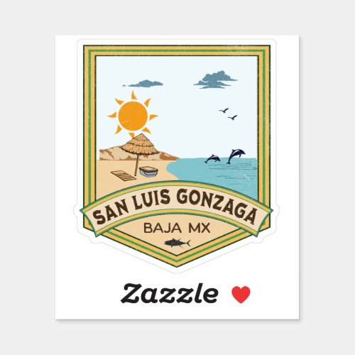 San Luis Gonzaga Baja California Mexico Sticker
