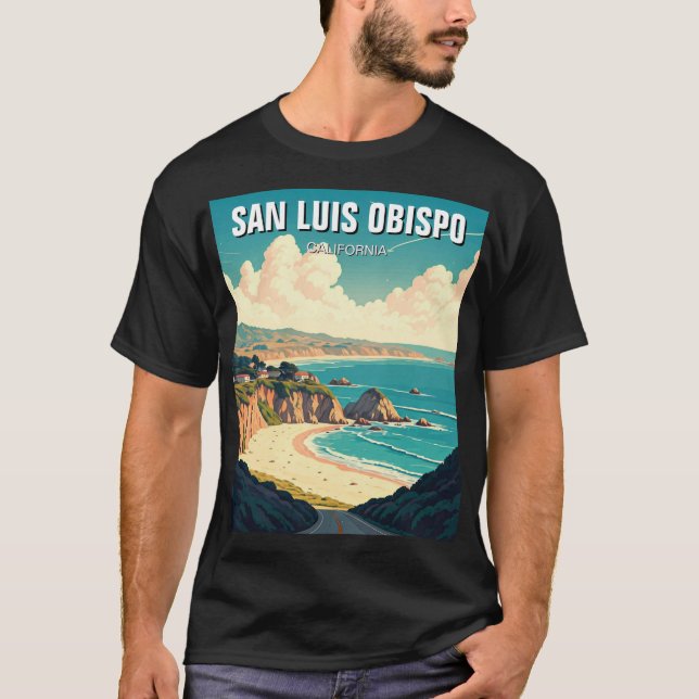 San Luis Obispo  California Central Coast T-Shirt (Front)